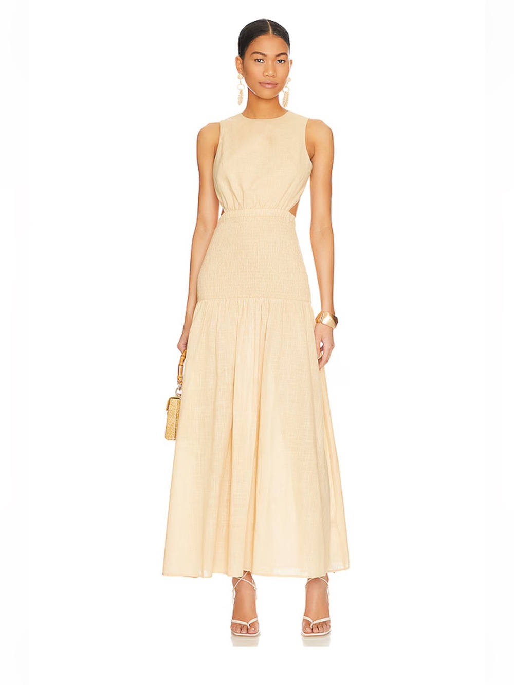 NWT SNDYS Lottie Dress in Oat - Size Medium